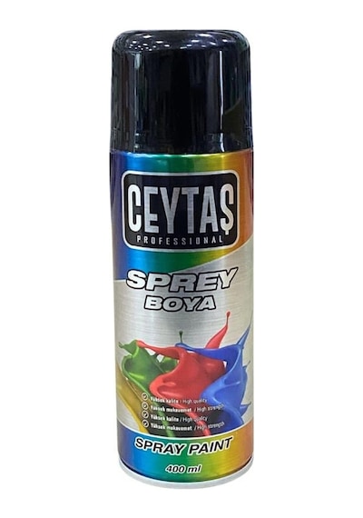 Sprey Boya Siyah Parlak 400 Ml
