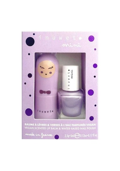 Inuwet Duo Purple Lipbalm Ve Kokulu Oje Seti