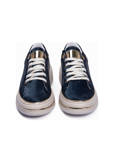 Mubiano Kadın Sneaker Kadife Desenli Gold Detaylı Kalın Tabanlı Spor Ayakkabı Lilium Lacivert Lacivert Mubiano Kadın Sneaker Kadife Desenli Gold Detaylı Kalın Tabanlı Spor Ayakkabı Lilium Lacivert Lacivert