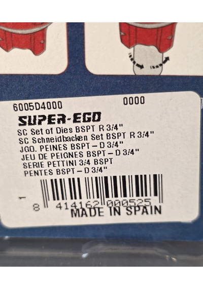 Süper Ego 6005d4000 Yedek Pafta Tarağı 3/ 4"