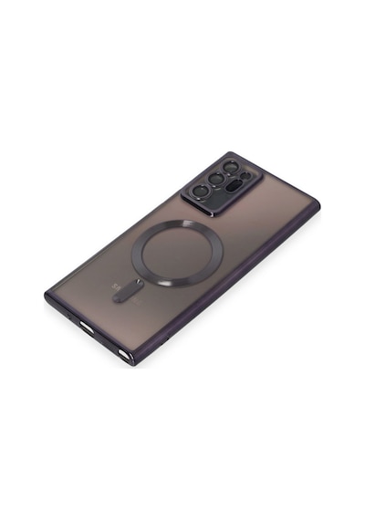 Samsung Galaxy  Uyumlu,  Note 20 Ultra Kılıf Kross Magneticsafe Kapak - Mor