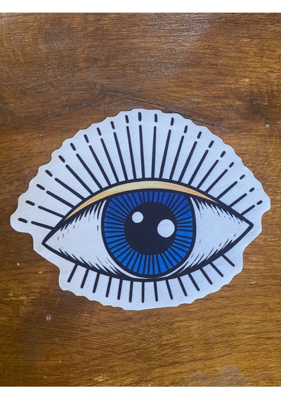 19x16 Cm Ütü İle Yapışan Nazar Boncuğu Göz Arma Dikiş Aplike