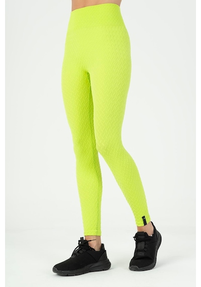 Maraton Active Slimfit Kadın Koşu Neon Yeşil Tayt 812093 Neon Yeşil