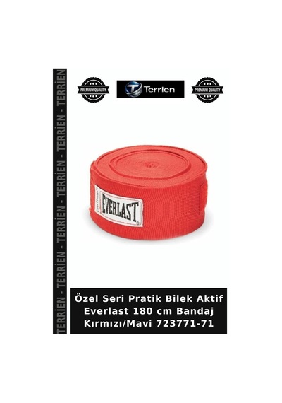 Özel Seri Pratik Bilek Aktif Everlast 180 Cm Bandaj Kırmızı/mavi 723771-71 Kırmızı - Mavi