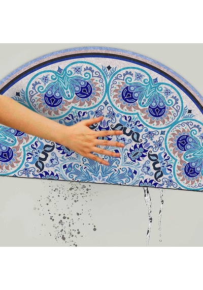 Dekoratif Kapı Önü Paspas, Dış Mekan/ev İçi/banyo/mutfak/yatak Odası/giriş Paspasları Yrmp 001, 30x60 Çok Renkli