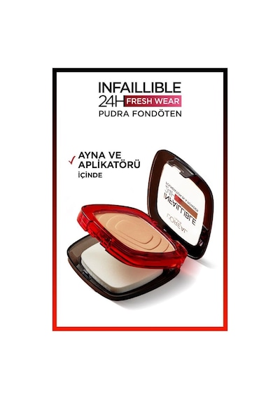 L'Oreal Paris Infaillible 24H Fresh Wear Pudra Fondöten 220 Sand