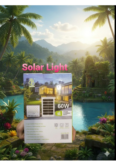 Benbo 60w Solar Light Kumandalı Şarj Panel İp66 Su Gecirmezlik .wireless Control 1