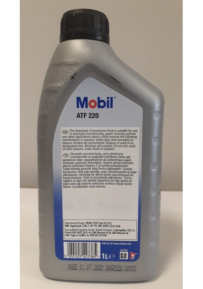 Mobil Atf 2 220 Şanzıman Yağı 12 x 1 L