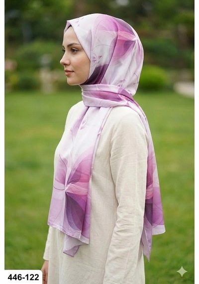 Buqle Dijital Desenli Soft Şal 446-122 Çok Renkli