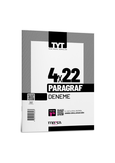 2025 Tyt Paragraf 4 Deneme Tamamı Video Çözümlü Marka Komisyon Kitabı 32 Sayfa Marka Yayınları