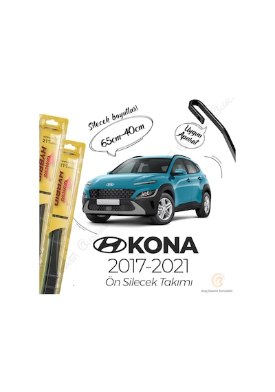 Hyundai Kona Silecek Takımı 2017-2021 İnwells Hibrit