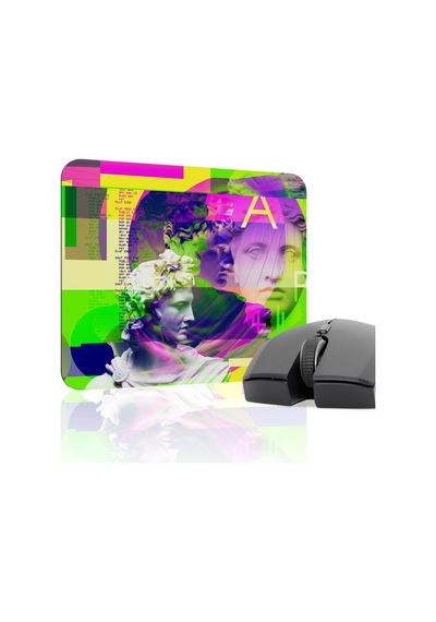 Maksimalizm Kaymaz Dikişli Kauçuk Oyuncu Mousepad V1 - 22x18 Gaming Mouse Pad Fare Altlığı