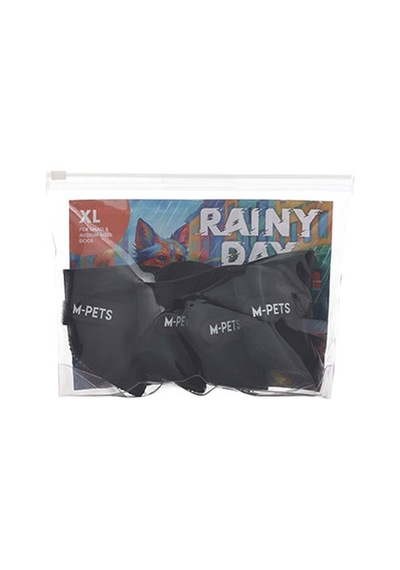M-pets Rainy Day Köpek Ayakkabısı Siyah Xlarge 5,5x4,2 Cm 244-54039.05