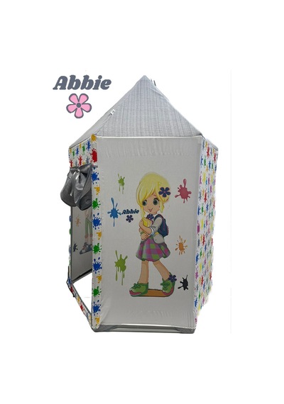 Abbie Çalışkan Kızlar Şato Oyun Çadırı Gri