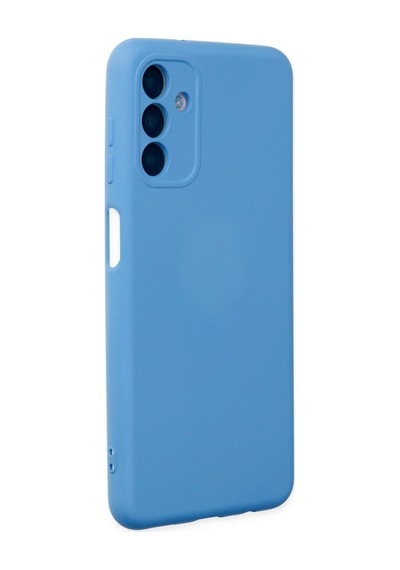 Samsung Uyumlu  Galaxy A04s Kılıf Nano İçi Kadife Silikon - Mavi 0.2M-Çok Renkli