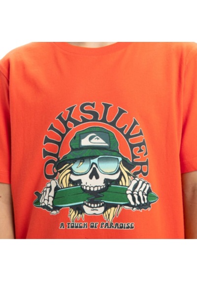 Quiksilver Quıksılver Ev Skull Feast Ss Yth Tgrl Mercan