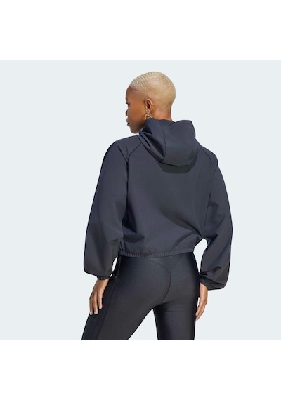 Adidas Originals Sport Coverup Kadın Siyah Sweatshirt Ku3700