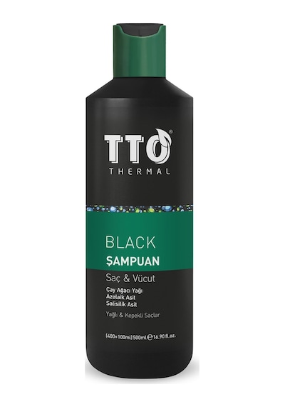 Tto Thermal Black Saç ve Vücut Şampuanı 500 ML