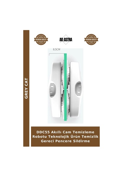 Ddc55 Akıllı Cam Temizleme Robotu Teknolojik Ürün Temizlik Gereci Pencere Sildirme