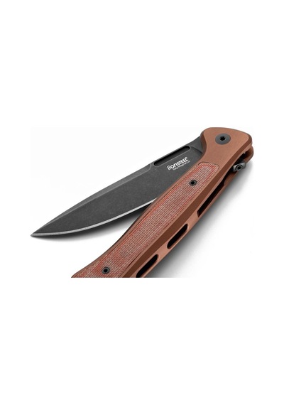 Lionsteel Skinny Sk01a Eb Earth Aluminium Natural Canvas Blackwashed Kamp Çakı Kahverengi