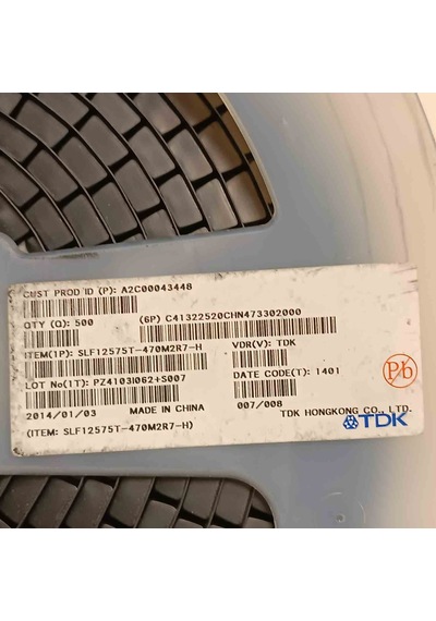 Slf12575t-470m2r7-h 47uh 2.7a 12.5x12.5x7.5 Bobin 20 Adet