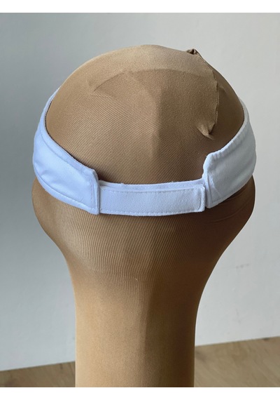 Aida Jewelss Pamuk Sporcu Koşu Tenis Vizör Şapka Arka Kısmı Ayarlanabilir Unisex Vizör Şapka Haki.