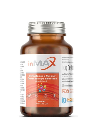 İncir Pharma İnmax Multivitamin 30 Tablet