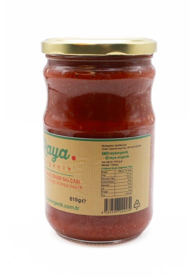 Organik Acı Biber Salçası - 610g 610 G
