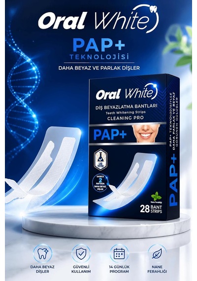 Cleaning Pro Pap+ Diş Beyazlatma Bantları 28 Adet