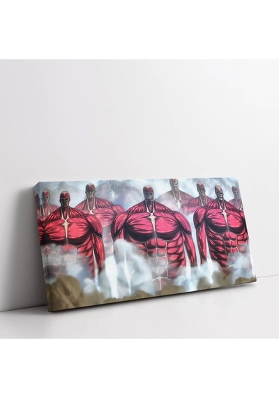 Attack On Titan Çoklu Kanvas Tablo
