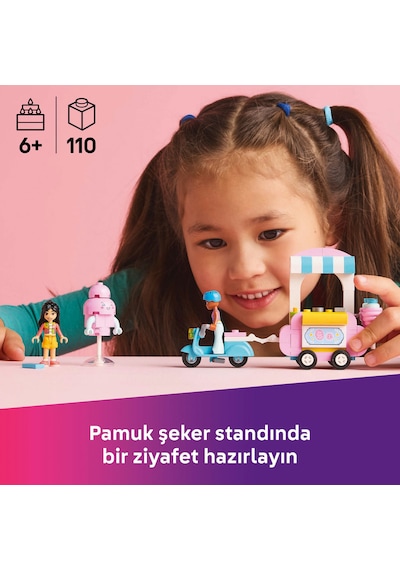 LEGO® Friends Pamuk Şeker Standı ve Scooter 42643 - 6 Yaş ve Üzeri Çocuklar için Mini Bebek İçeren Yaratıcı Oyuncak Yapım Seti (110 Parça) LEGO® Friends Pamuk Şeker Standı ve Scooter 42643 - 6 Yaş ve Üzeri Çocuklar için Mini Bebek İçeren Yaratıcı Oyuncak Yapım Seti (110 Parça)