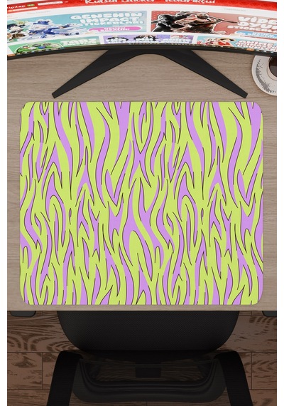 Zebra Kaymaz Dikişli Kauçuk Oyuncu Mousepad V3 - 48x40 Xl Gaming Mouse Pad Fare Altlığı