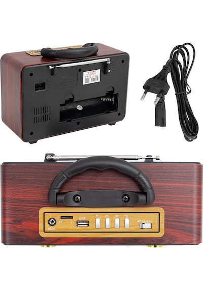 Mv-114bt Usb/sd/fm/bluetooth Destekli Tek Hop Lu Nostalji K Radyo