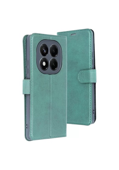 Newface Xiaomi Redmi Note 14 4g Kılıf Trend S Plus Kapaklı Kılıf - Yeşil