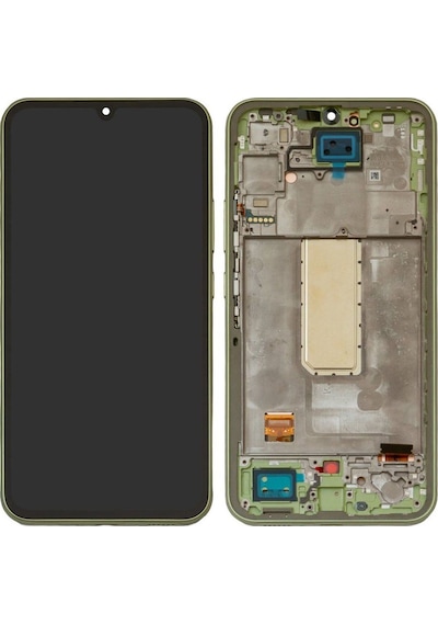 Samsung Galaxy A34 5g Sm-a346 Lcd Ekran Dokunmatik Çıtalı Yeşil