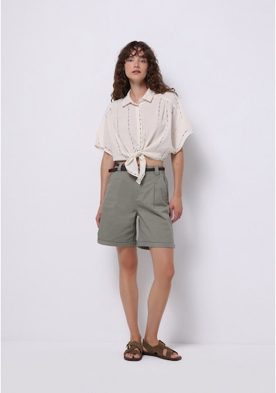 Colin's Colins Regular Fit Shirt Neck Nakışlı Kadın Ekru Kısa Kol Gömlek Cl1074253 Q1.v1 Ecr Ekru Colin's Colins Regular Fit Shirt Neck Nakışlı Kadın Ekru Kısa Kol Gömlek Cl1074253 Q1.v1 Ecr Ekru