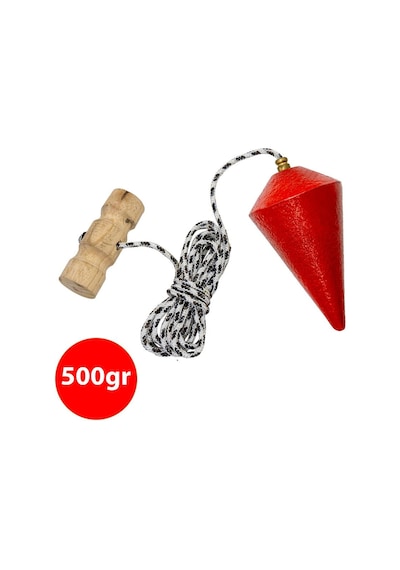 6586 Döküm İpli Şakül 500 Gr