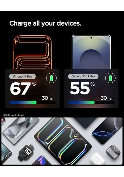 30w Usb-c Ultra Mini Hızlı Şarj Aleti Pps Desteği/ısı Düşürücü Gan Destekli Akım Korumalı Güç Adaptörü İ