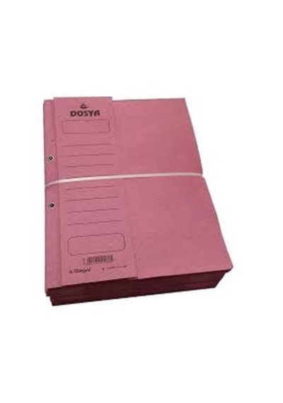 Pembe Dosya Yarım Kapak 50 Adet