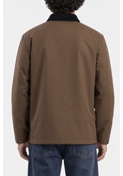 Only & Sons Onskosmo Regular Fit Kadife Yakalı Mont Erkek Mont 22034856 Kahve