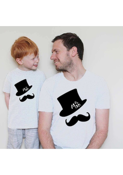 Tshirthane - Big Man Lil Man Baba Oğul Kombini Tshirt Giyim