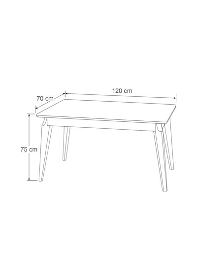 Dfy102 Mdf Yemek Masası Modern Mutfak Masası 4-6 Kişilik Dekoratif Salon, Yemek Odası, Mutfak Masası Traverten - Ceviz Dfy102 Mdf Yemek Masası Modern Mutfak Masası 4-6 Kişilik Dekoratif Salon, Yemek Odası, Mutfak Masası Traverten - Ceviz