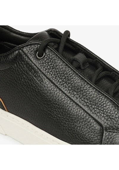 Greyder 17420 Erkek Siyah Hakiki Deri Sneaker Ayakkabı Siyah