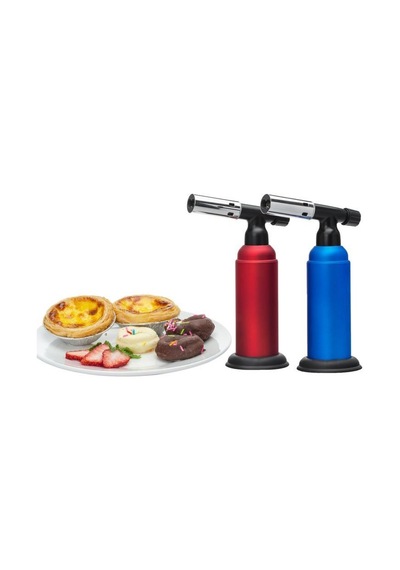 Bs-850 Çift Alev Çıkışlı Bütan Gaz Torch Pürmüz Mavi Alev