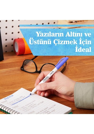 Sharpie 2138233 Snote Kreatif Markör Krş 12li Bls Çok Renkli