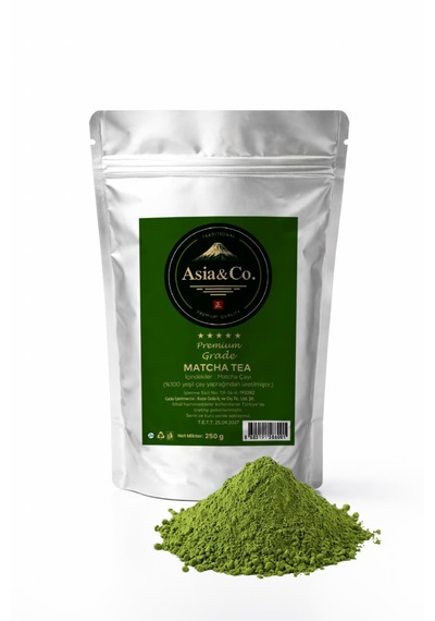 Asia&co Premium Matcha 250g %100 Saf Japon Matcha Tozu