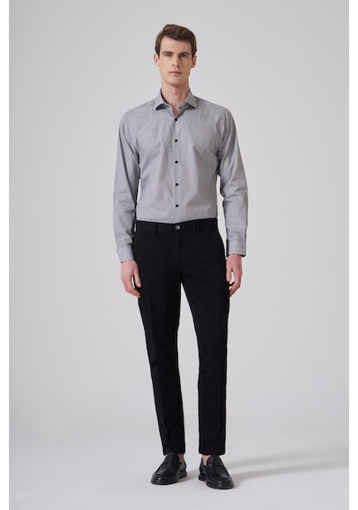 Morven Erkek Siyah Pamuk Trend Dynamic Fit Chino Pantolon 26ks003006001 Siyah
