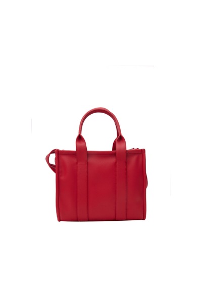 Cnt20040 Floter Aker Monogram Detalı El Çantası Kırmızı Kırmızı