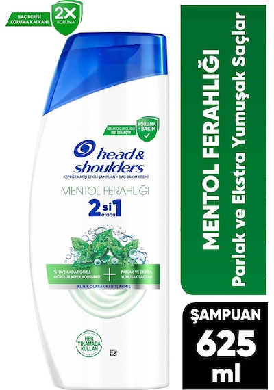 Mentol Ferahlığı 2si1 Arada Şampuan 625 Ml