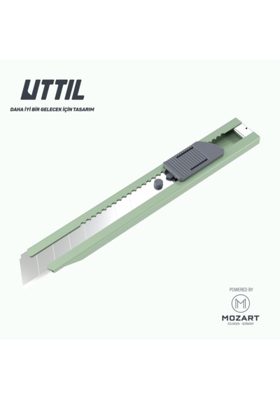 UTTIL Ptuk08-ss Super Slim 18 Mm Cep Tipi Maket Bıçağı